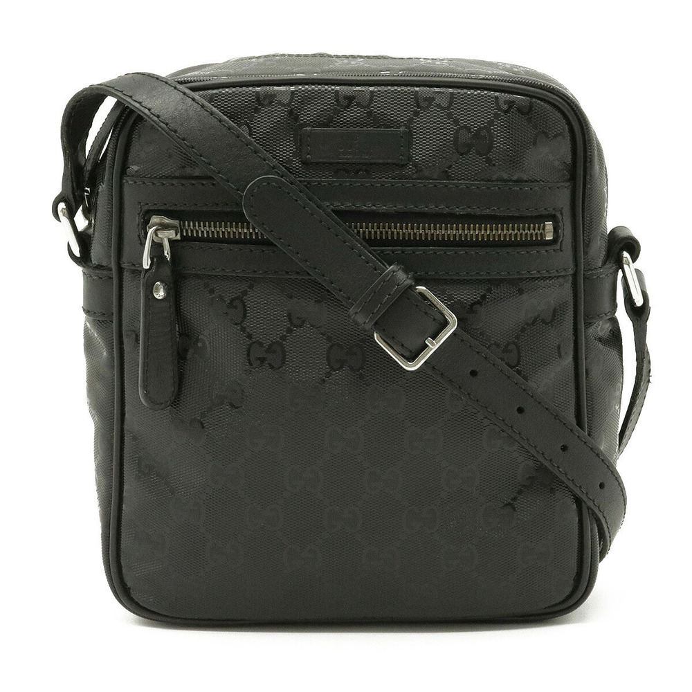 Gucci GG Imprime Crossbody Bag Leather Black